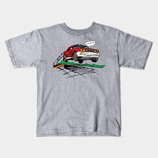 BMW M3 Rally Jump Kids T-Shirt